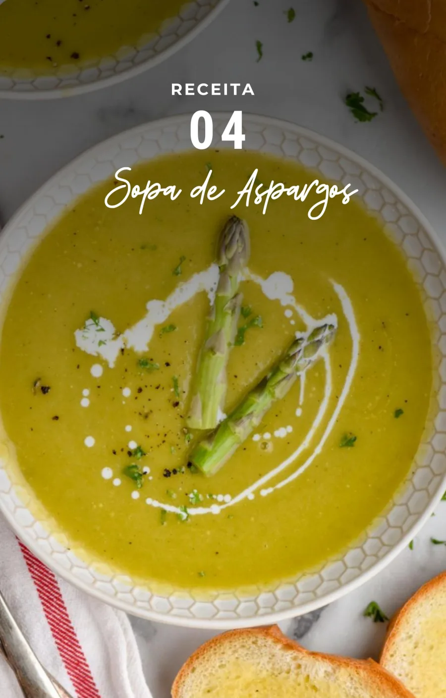 Receita 04 — Sopa de Aspargos